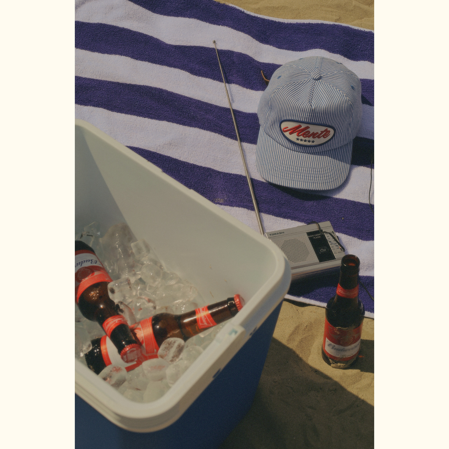 Mente Cap - Pinstripe Blue