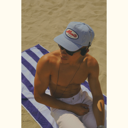 Mente Cap - Pinstripe Blue