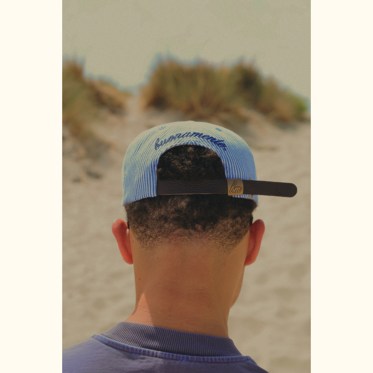 Mente Cap - Pinstripe Blue