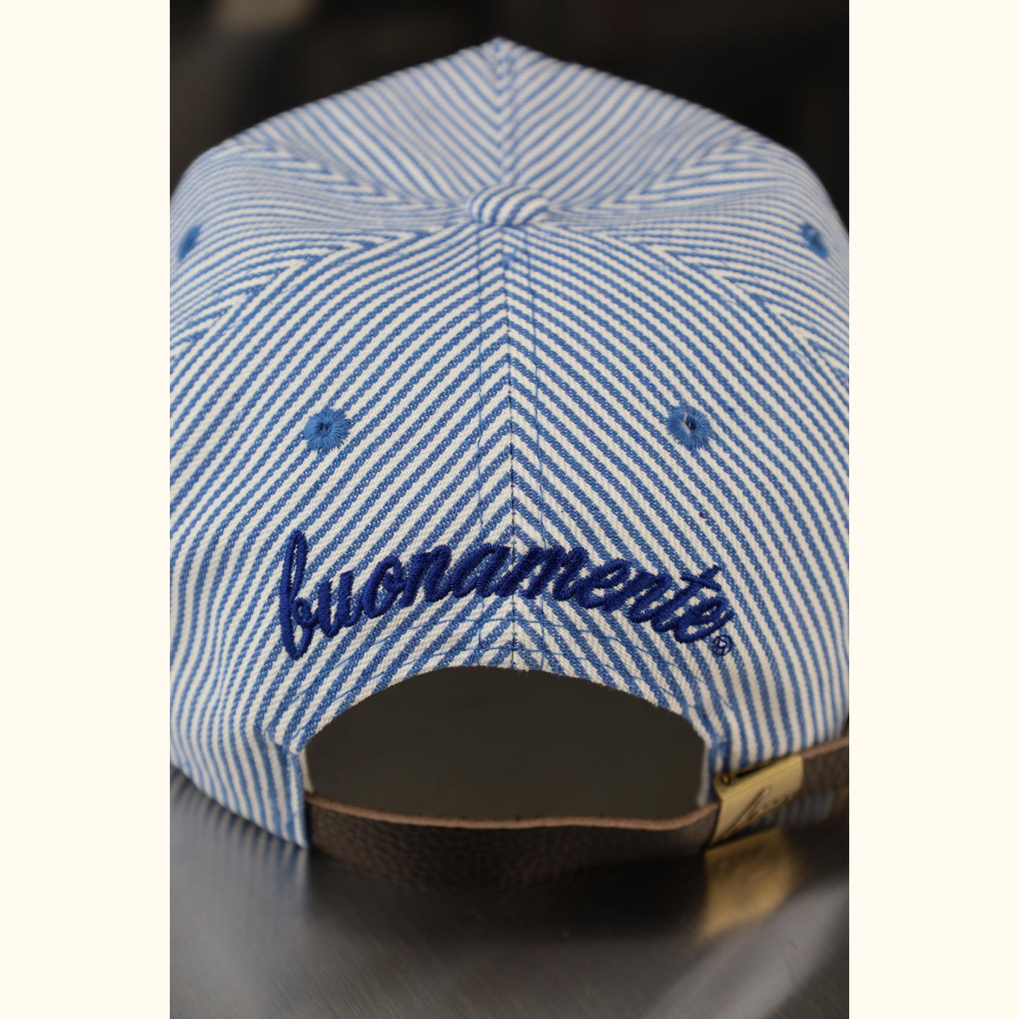 Mente Cap - Pinstripe Blue