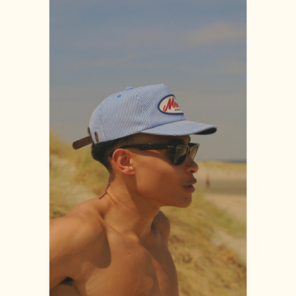 Mente Cap - Pinstripe Blue