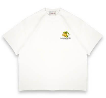 Sun-Washed Lemon Tee - White