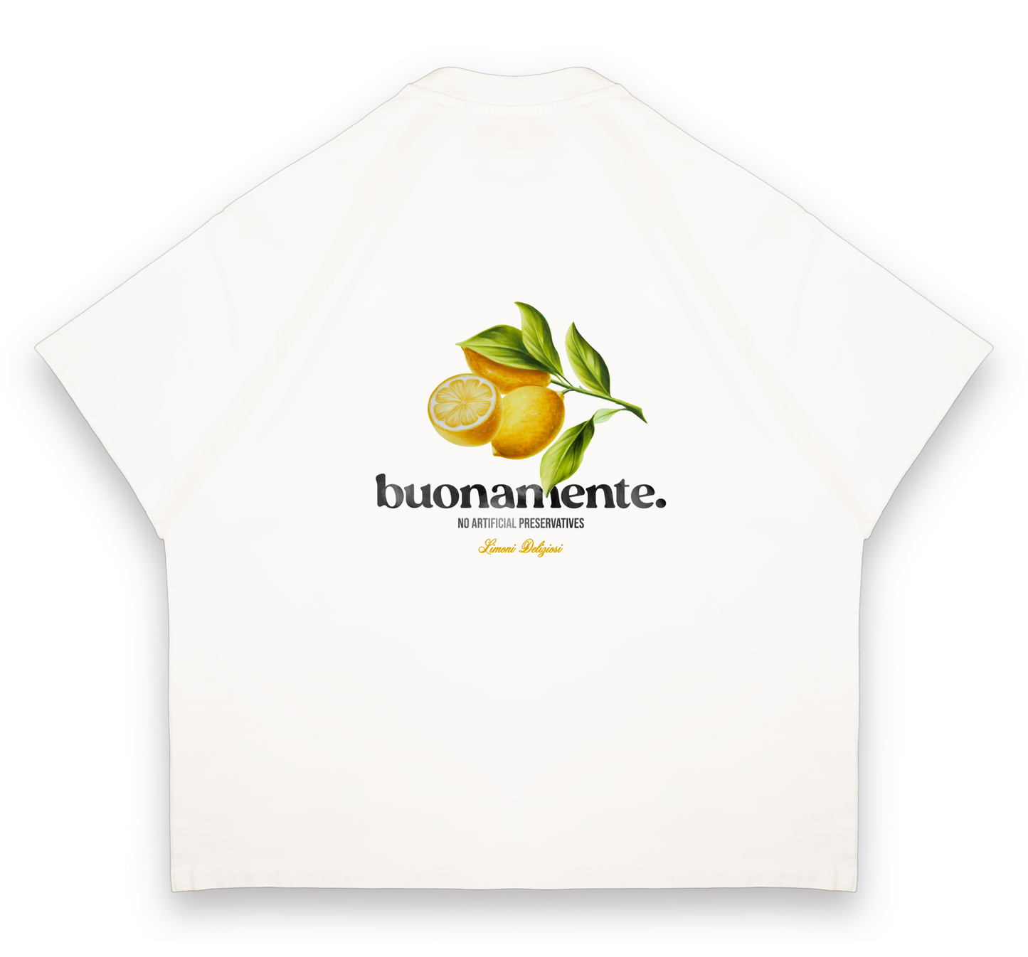 Sun-Washed Lemon Tee - White