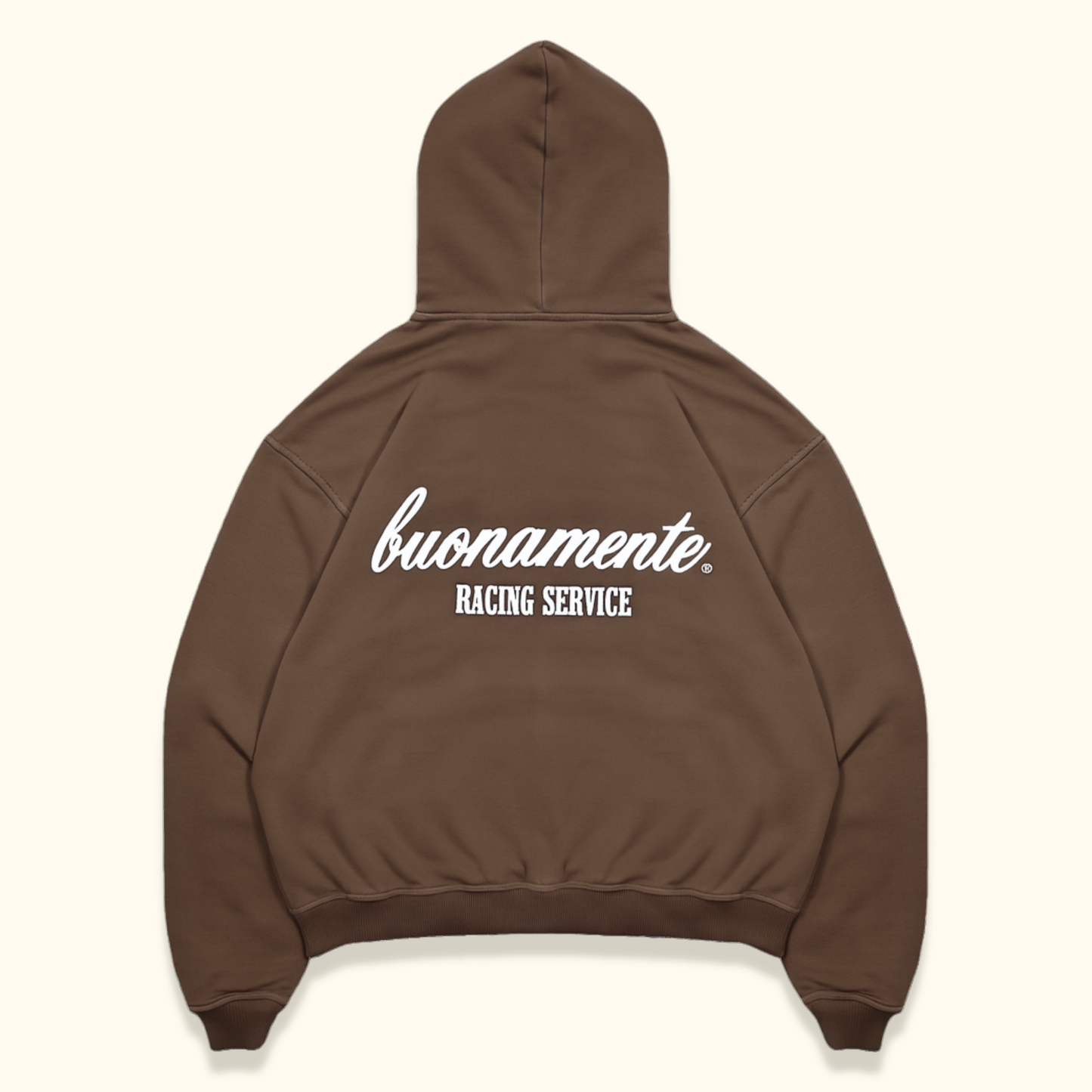 Racing Service Hoodie - Washed Brown