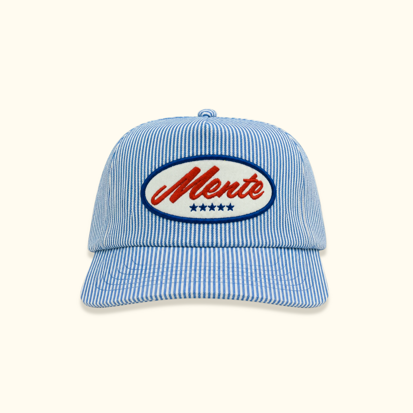 Mente Cap - Pinstripe Blue