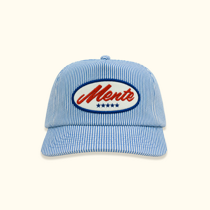 Mente Cap - Pinstripe Blue