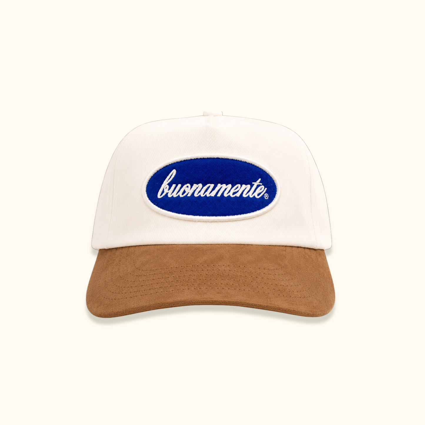 Buona Mente Cap - Cream / Suede