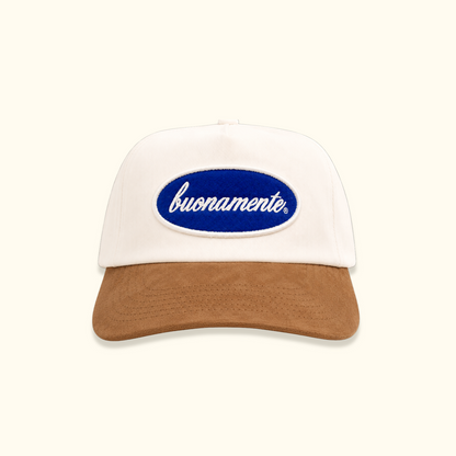 Buona Mente Cap - Cream / Suede
