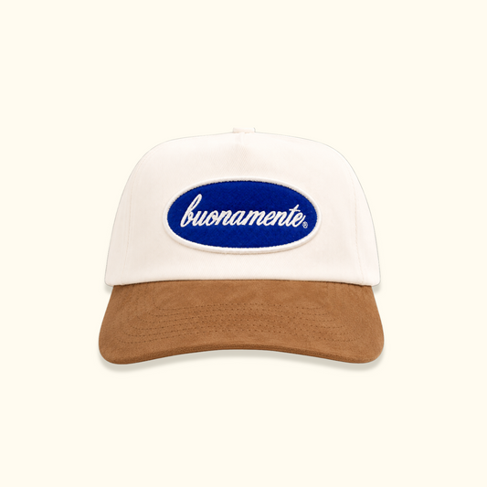 Buona Mente Cap - Cream / Suede