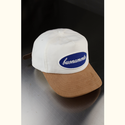 Buona Mente Cap - Cream / Suede