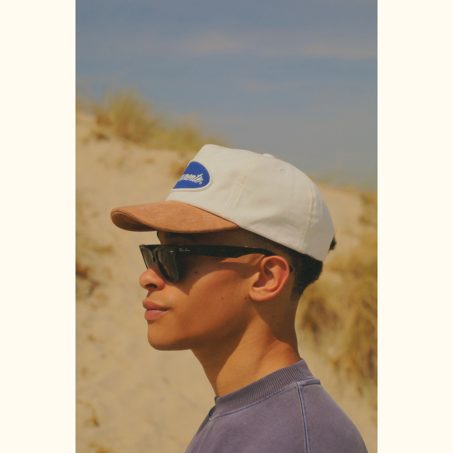 Buona Mente Cap - Cream / Suede