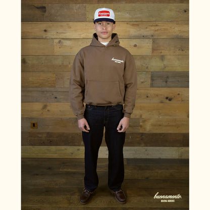 Racing Service Hoodie - Washed Brown