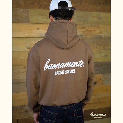 Racing Service Hoodie - Washed Brown