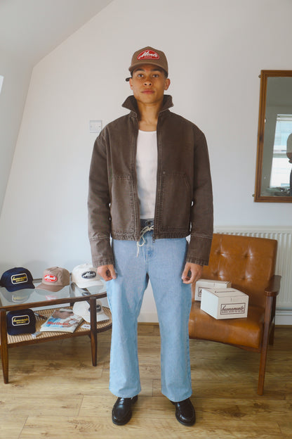 Worker Cap - Mauve Brown