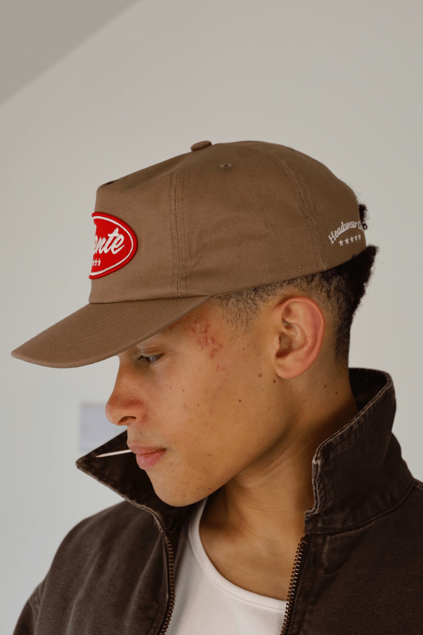 Worker Cap - Mauve Brown